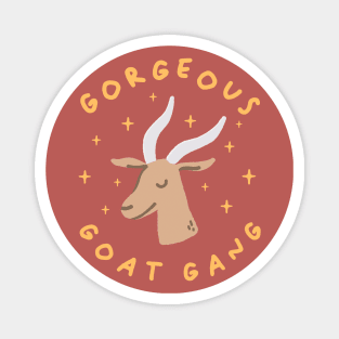 Gorgeous Goat Gang Magnet